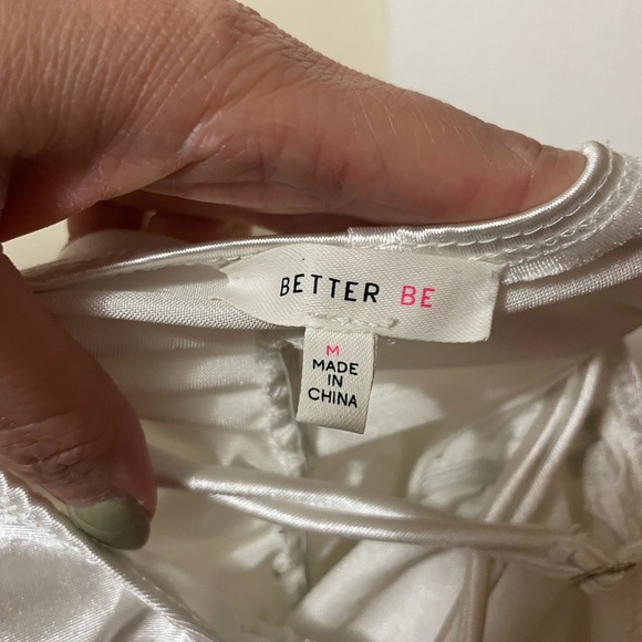 Better Be Shimmering White Mini Dress size medium - Picture 10 of 10